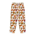 thumbnail image 5 of Xecao Hot Dog Burger Women's Straight Lounge Pajama Pants: The Epitome of Relaxed Sleepwear, 5 of 9