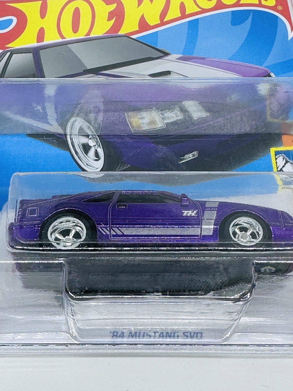 Hot Wheels 2022 '84 Mustang SVO Super Treasure Hunt Purple Muscle Mania