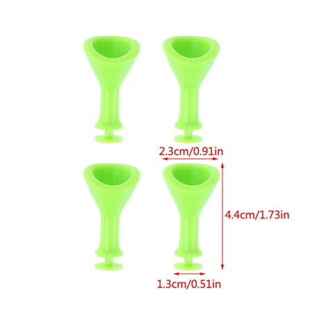 

Ostrifin 4Pcs/Set Ears Charms Rubber Shoes Buckle Decoration for Bracelet