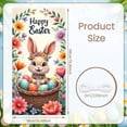 thumbnail image 2 of Cute Easter Banner Colorful Eggs Spring Background Floral Bunny Easter Backdrop for Easter Party Spring Celebration Family Gathering, 2 of 8