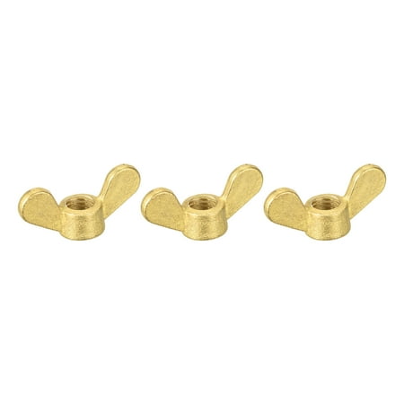 

Brass Wing Nuts M12 Butterfly Nut Hand Twist Tighten Fasteners 3Pack