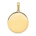 thumbnail image 5 of Auriga Fine Jewelry 10K Yellow Gold Saint Anthony Round Medal Pendant for Women (L-27 mm,W-18 mm), 5 of 6