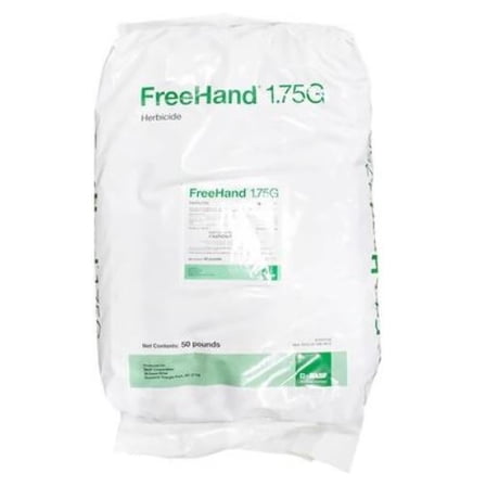 Freehand 1.75g Herbicide 50 Lbs Preemergence Controls Grasses Broadleaf Sedges" Not For Sale To: CALIFORNIA