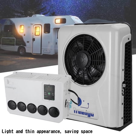 Motor Genic 12V RV C.aravan Truck E.x.cavator U.niversal Car H.anging Air Conditioner Kit