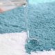 thumbnail image 3 of Xiao Hua Alfombra de baño con diseño de ondas, antideslizante, absorbente de agua, de microfibra suave y peluda, de felpa gruesa (colorida, 40,6 x 61 cm), 3 of 3