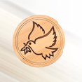 thumbnail image 4 of Bird Pattern V12 Guitar Wooden Soundhole Sound Hole Cover Block Feedback Buffer Maple Wood for 40 Inch 41 Inch Guitars, 4 of 8