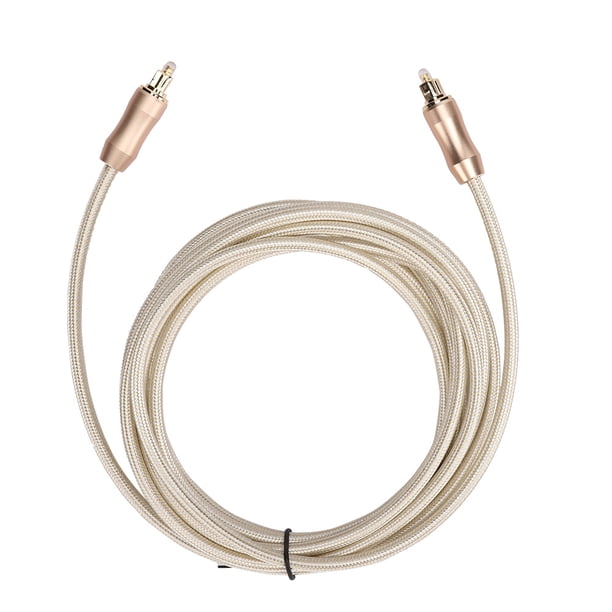 SPDIF para Cable de Audio de puerto cuadrado de fibra óptica Toslink para amplificador de potencia decodificador de Audio 3 metros