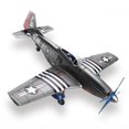 thumbnail image 4 of 1:48 Scale Aircraft Assembly Model for Adult Bright Gray, 4 of 6