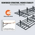 thumbnail image 3 of VEVOR Garage Storage Shelving, 2 Pack, 6 x 2 ft Heavy Duty Garage Shelves Wall Mounted, 1600 lbs Load Capacity(Total) Garage Storage Rack Floating Shelves, Suitable for Shop, Shed, Garage Storage, 3 of 9