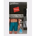 thumbnail image 6 of Underwear Boxer Briefs or Long-Leg Boxer Briefs Pack, 3 Pack, Cotton Stretch, 6 of 7