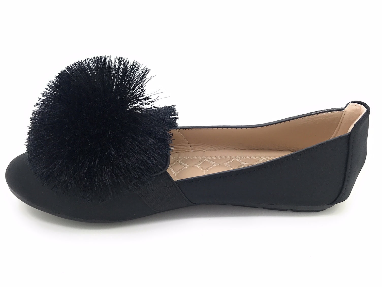 Victoria K Pom-Pom Ballerina Flats (Women)