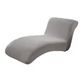 thumbnail image 2 of Funástica para para sala de estar, sin brazos, , funda interior para chaise del dortorio - Gris Sunnimix cubierta de chaise lounge, 2 of 8