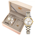 thumbnail image 1 of Juego De Reloj Y Joyas 3 Piezas de Mujer OLEVS Blanco, 1 of 5