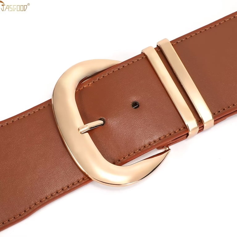 JASGOOD Women Elastic Wide Belts Stretchy Waist Cinch Belt  display picture 1