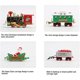 thumbnail image 4 of Juego de tren de Navidad Naiovety con luces y sonido decoración de árbol de Navidad Mini juguete, 4 of 6