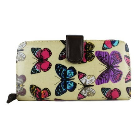 Miss Lulu Women's Designer Oilcloth Owl Spot Polka Dots Folded Zip Wallet Purse Bag 2