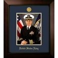 thumbnail image 2 of Patriot Frame's Navy 8x10 Portrait Legacy Frame with Silver Medallion, 2 of 2