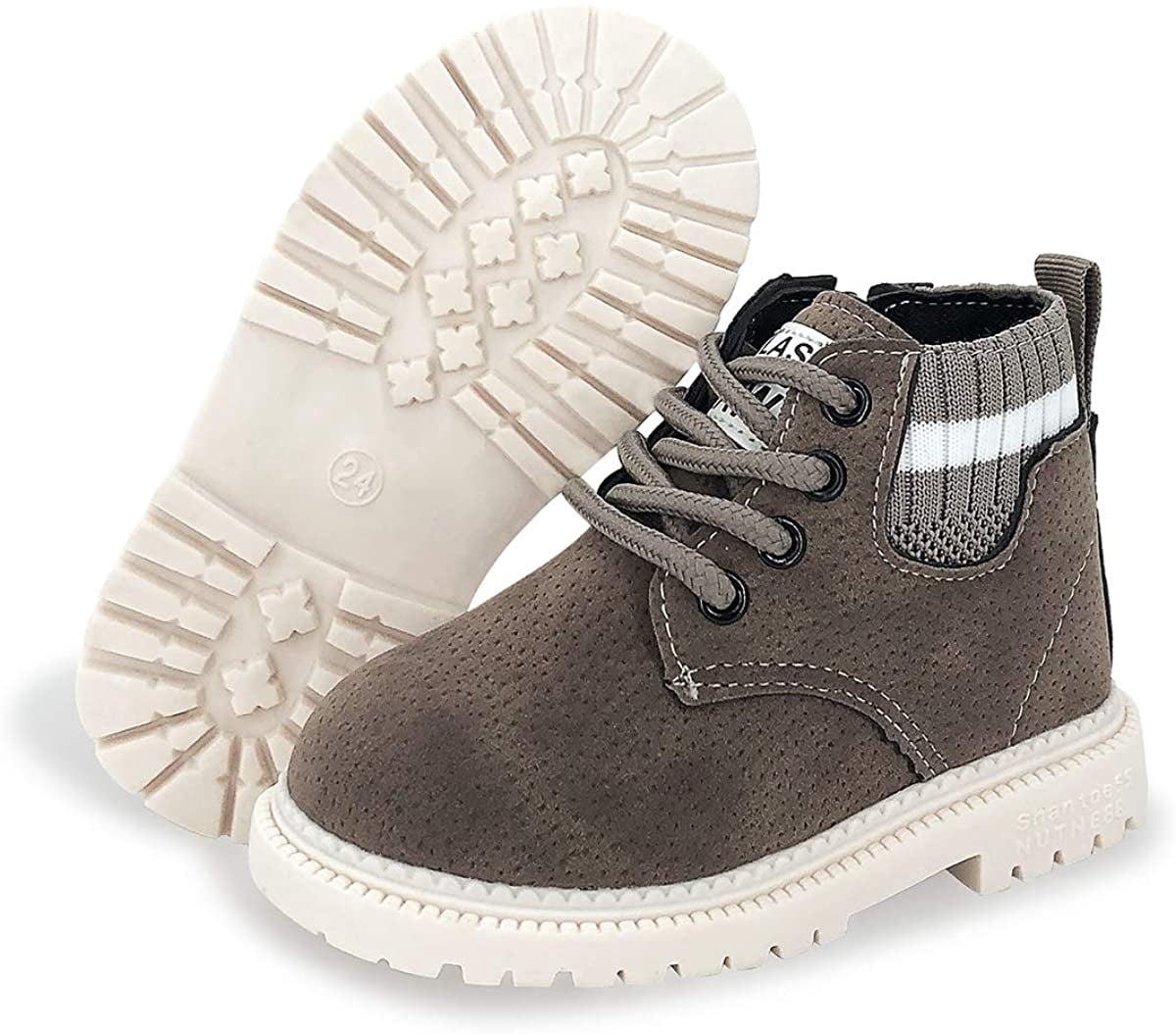 Toddler Baby Boys Girls Boots Kid Classic and Waterproof Hiking Outdoor Boots Rain Winter Snow Ankle Booties(Toddler/Little Kid)