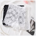 thumbnail image 2 of Seductiva Panties for Women for Women Lace Waist See Through Cotton Crotch Women Flat Angle 0 1PC, 2 of 5