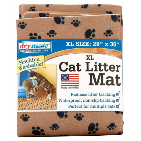Drymate, Cat Litter Mat, Extra Large, Tan Paw (Best Cat Litter Mat)