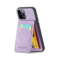 thumbnail image 2 of ELEHOLD for iPhone 13 Pro Max Leather Wallet Case with Card Slots Magnetic Button Kickstand Function Full Body Protective Shockproof Cover for iPhone 13 Pro Max 6.7",Purple, 2 of 8