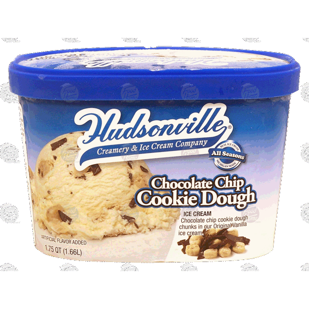 Hudsonville Cookie Dough Ice Cream, 56 oz