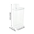 thumbnail image 4 of Airtight Food Storage Containers for Cereal, Pasta & Snacks - BPA-Free Plastic Kitchen Canisters with Locking Lid, Pantry Organization Essentials for Freshness & Space Saving, 4 of 5
