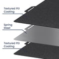 thumbnail image 3 of Flexible Spring Steel Build Plate, Non Warping Wear  Frosted Effect Dual Sided Textured PEI Plate  for Nylon, 3 of 8