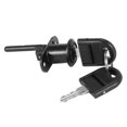 thumbnail image 2 of Zinc Alloy Drawer Cupboard Locker Cam Lock with Keys, Black, 2 of 5