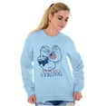 thumbnail image 3 of Popeye Patriotic American Flag Strong Sweatshirt for Men or Women Brisco Brands 4X, 3 of 6