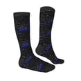 thumbnail image 3 of Balery Mathematica Science Printed Novelty Socks Men's Women's Crew Socks Sports Socks Knee High Socks Cotton Socks Quirky and Cool Socks, 3 of 9