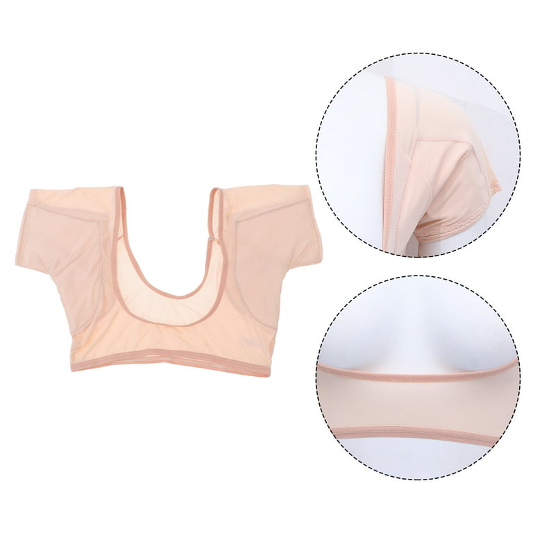 Sweat Vest Underwear Women Breathable Bra Guard Underarm Armpit Shield  Washable Pads Pad Mesh Perspiration Yoga Anti 