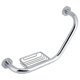 thumbnail image 1 of Stainless Steel Bathroom Grab Bar With Soap Rack Tub, Arm Safety Handle, 1 of 2