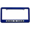 thumbnail image 1 of Born to Farm License Plate Frame, 1 of 1