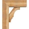 thumbnail image 3 of Ekena Millwork 8"W x 22"D x 26"H Balboa Block Rough Sawn Bracket w/ Offset Brace, Western Red Cedar, 3 of 25