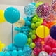 thumbnail image 4 of Conjunto de 10 globos azules de 18 pulgadas KIRIKOU grandes globos redondos de látex grueso de helio para la decoración de la fiesta de graduación de la ducha del bebé de la boda de cumpleaños, 4 of 5
