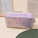 thumbnail image 1 of Neceser de maquillaje bordado con lentejuelas | Estuche cosmético con cremallera de perlas | Organizador para artículos de aseo y accesorios, 1 of 2