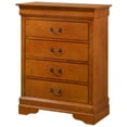 thumbnail image 2 of Contemporary Home Living Wooden Bedroom Chest with Four Drawers - 41" - Brown, 2 of 4