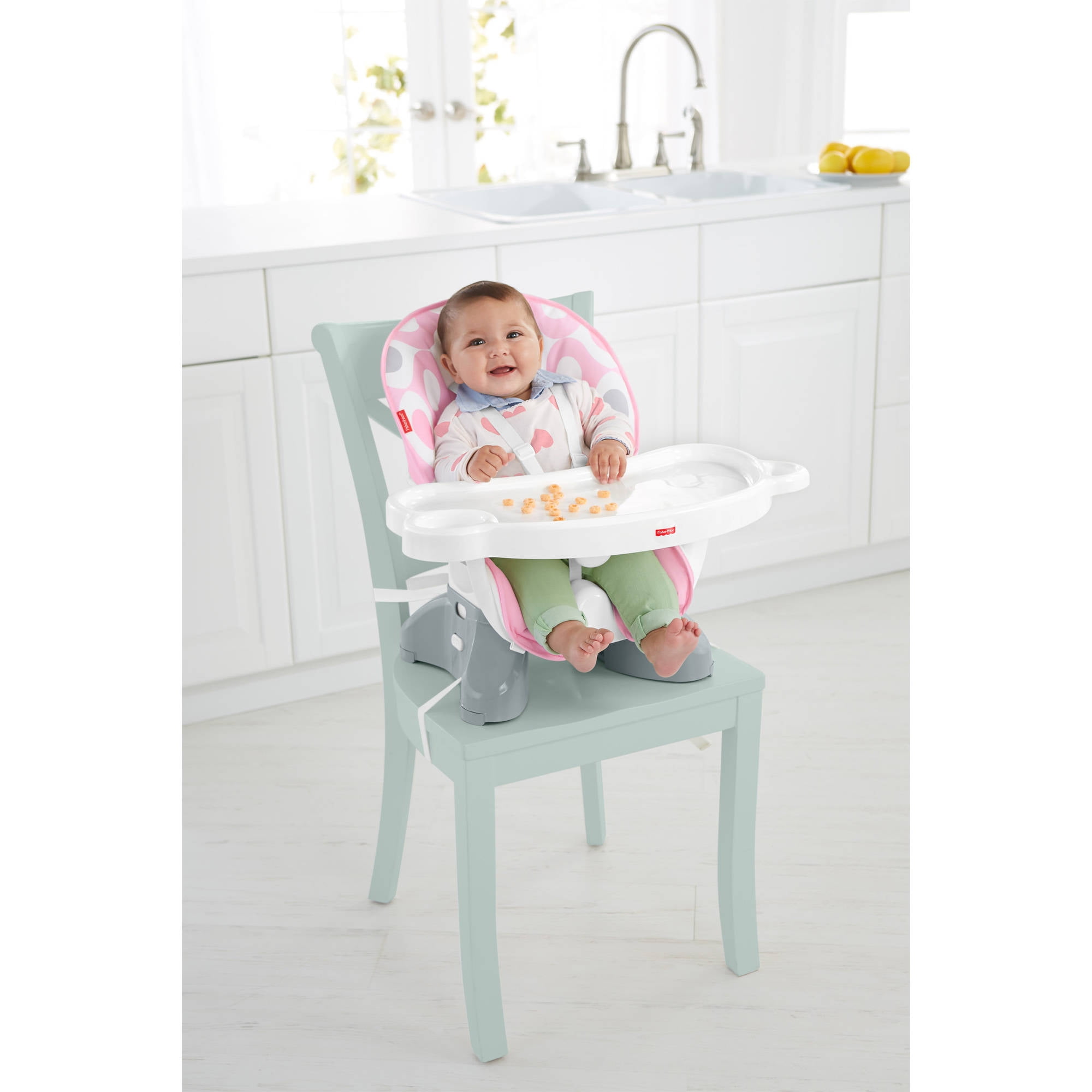 Pink space saver high chair sale