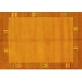 thumbnail image 1 of Ahgly Company Indoor Rectangle Abstract Yellow Modern Area Rugs, 3' x 5', 1 of 4