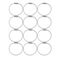 thumbnail image 2 of Cable Key Chain, Simple Design Strong And  Stainless Steel Wire Key Ring Small And Portable  For Home For Student For Adult Black,Silver,Red, 2 of 8