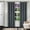Gray, variant on Solid Room Darkening Noise Reducing Thermal Blackout Curtain Set Ivory / 52"x63"