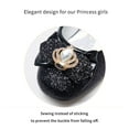 thumbnail image 6 of Stelle Girls Mary Jane Glitter Shoes Low Heel Princess Dress Shoes,Toddler Little Girls Crown Flower Girl Wedding Party Dress Pump Shoes,Black, 6 of 6