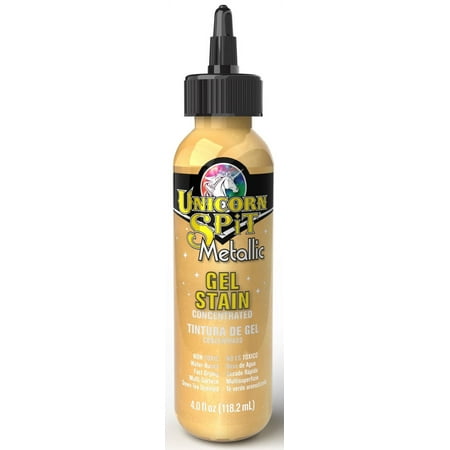 UPC: 0076818007197 | Unicorn Spit Gel Stain & Glaze Metallic Zeus 4 Oz