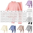thumbnail image 4 of Baby Girls And Toddler Long Sleeve Top And Pants Snug Fit Cotton 2 Piece Pajama Set,6-12 Months 12-24 Months 2t 3t 4t 5t 6t 7t 8t 9t Children Beige 5-6 Years, 4 of 6