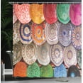 thumbnail image 4 of Ambesonne Moroccan Shower Curtain, Traditional Colorful, 69"Wx84"L, Multicolor, 4 of 5