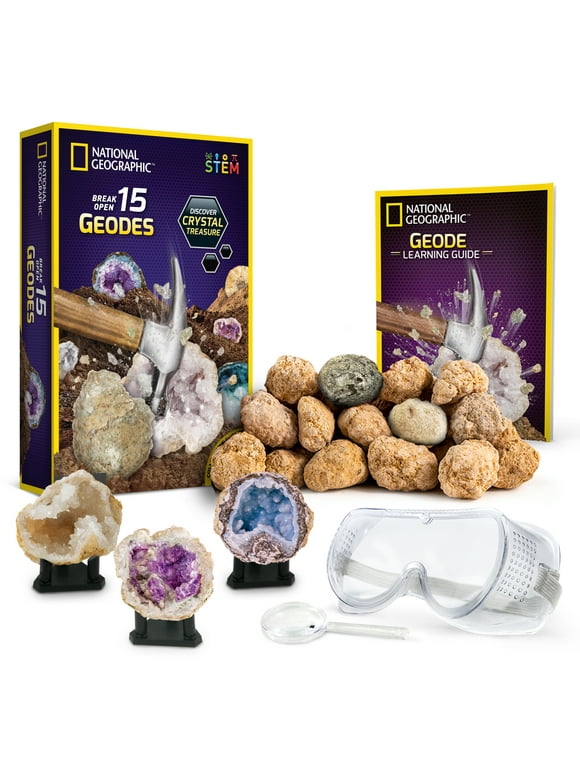 Bandai - National Geographic - Ontdekkingsset - 2 rotsblokken - Wetenschappelijk en educatief spel - STEM - JM80572M Bandai - National Geographic - Ontdekkingsset - 2 rotsblokken - Wetenschappelijk en educatief spel - STEM - JM80572M