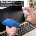 thumbnail image 3 of GreatShield Universal Screen Cleaning Kit, Microfiber Cloth + 2 Sided Brush + Non-Streak Solution Cleaner Spray for TV, Laptops, PC Monitors, Smartphones, Tablets, Lenses, Camera, Camcorders, Keyboard, 3 of 7