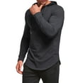 thumbnail image 3 of Aiyino Men's Long Sleeve Fashion Athletic Hoodies Sport Sweatshirt Hip Hop Pullover S-5XL, 3 of 5