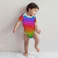 thumbnail image 4 of Sigee Rainbow Glitter for Baby Unisex Baby Cotton Short-Sleeve Bodysuits Soft Cotton, Breathable-6 Months, 4 of 7